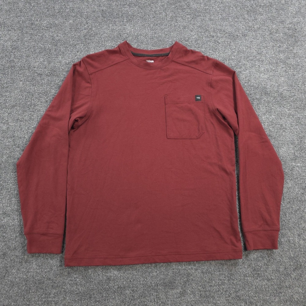 Sitka Shirt Mens Medium Red Foothills Pocket Stretch Tee Hunting Hike Outdoors‎